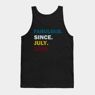 Awesome,fabulous Since July 2009 t shirt Tank Top